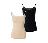 TRIUMPH Maglietta intima 'Feel of Modal' beige / nero Donna TRIUMPH XL beige / nero