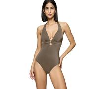 Triumph Midnight Swim Op 01 Costume da Bagno One Piece, Marrone (Havana), 52 Donna