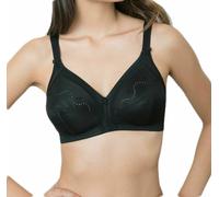 Triumph reggiseno no ferretto Doreen+cotton 01 N BIANCO NERO NUDO