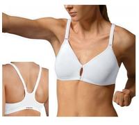 TRIUMPH reggiseno senza ferr TRIACTION FITNESS F aperto davanti BIANCO coppe BCD