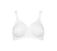 Triumph Reggiseno senza ferretto Donna Doreen + Cotton 01 N Cotone Bianco 5B