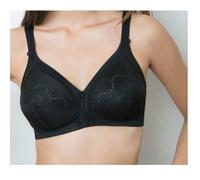 TRIUMPH reggiseno senza ferretto DOREEN+COTTON 01 N cotone NERO coppe B C D E