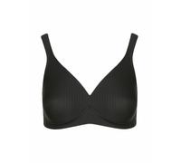 Triumph Donna Modern Soft+Cotton N, Wireless Bra, BLACK, 3B