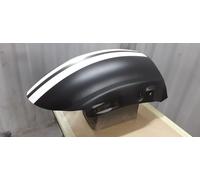 Triumph Rocket 3 Nero &. Bianco Scolpito Parafango Posteriore + Targa Supporto