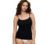Triumph Sense of Cotton Spaghetti Top Black, Nero, 52