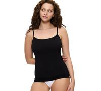 Triumph Sense of Modal Spaghetti Top Maglietta Intima, Nero, M Donna