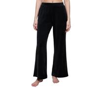 Triumph Sensual Velour Wide Leg Trousers 01 Black, Nero, 48