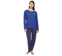 Triumph Sets PK 01 LSL X Pajama Top, Blu-Dark Combination, 50 Donna