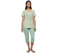 Triumph Sets PK Capri X 02 Set Pigiama, Green-Dark Combination, 48 da Donna