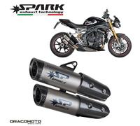 TRIUMPH SPEED TRIPLE 1200 RR ABS Bond Edition 2023 Scarico SPARK GTR0104TOMC