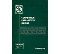 Triumph SPITFIRE Manuale Da Gara Di Preparazione Al Motore Competition