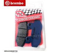 TRIUMPH SPRINT ST 1998 1999 pastiglie freno posteriori CC BREMBO Carbon cera...