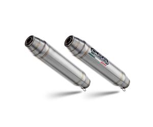 Triumph Strada Doppio 900 2020-2021 Scarico GPR Doppio Slip-On Deeptone Inox