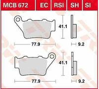 Triumph Street Tripla 765 Rs ABS 2017-2019 TRW Sh Serie Post. Pastiglie Freno