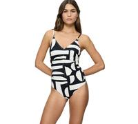 Triumph Summer Allure Op 01 Costume da Bagno One Piece, Multicolore (White-Dark Combination), 48 Donna