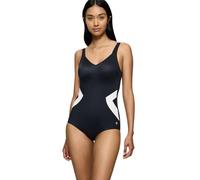 Triumph Summer Allure Op Costume da Bagno One Piece, Multicolore (White-Dark Combination), 46 Donna