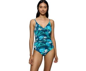Triumph Summer Fleur Op 01 Costume da Bagno One Piece, Turchese - Dark Combination, 46 Donna