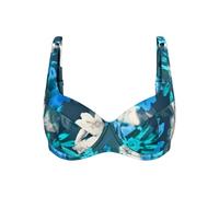 Triumph Summer Fleur WP 01 Bikini Top, Turchese - Dark Combination, 54 Donna