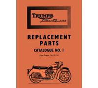 Triumph T21 350 Twin Parti Libro 1958 Twenty one Moto Completamente Illustrato