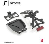 TRIUMPH Thruxton 1200 R 2016 Kit Porta targa Fox RIZOMA PT664B Nero
