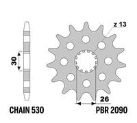 TRIUMPH TIGER 595 i 900 2000-2002 pignone PBR passo 530 18 Denti