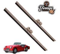 Triumph TR2 TR3 TR4 8 " Tergicristallo Lame Acciaio Inox Coppia Leva Per 114486