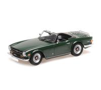 Triumph TR6 1969 scuro verde LHD modello di auto 155132036 Minichamps 1:18