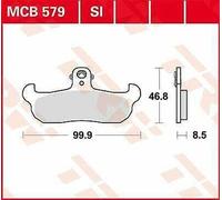 Triumph Trofeo 900 1992 TRW Ceramica Pastiglie Freno MCB582