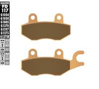 Yamaha Ys 250 Fazer 2006-2024 Galfer Pastiglie Freno Posteriore