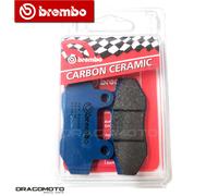 TRIUMPH TROPHY 900 1999 2000 pastiglie freno posteriori CC BREMBO Carbon cera...