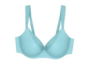 Triumph True Shape Sensation T Reggiseno Minimizer, Argento/Blu, 5F Donna