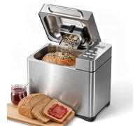 TRIUMPHKEY Macchina del Pane 19 Prog, Macchina per il Pane, Distributore di Frutta Secca, 3 Taglie, 3 Dorature, Timer 15h, 1kg, Senza Glutine, Prepara Pizza, Dolci, Ricettario Incluso