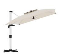 TRIUMPHKEY Ombrellone parasole da balcone in alluminio con manovella