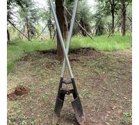 trivella a mano Pala Per Fori Per Pali, Strumento Per Scavare Fori Per Pali, Strumento Per Scavare Fori Per Aste Portabandiera(180cm/70.9in)