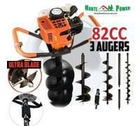 TRIVELLA A SCOPPIO 82cc MOTOTRIVELLA CON 3 PUNTE 100 200 300 professionale