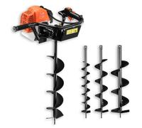 Trivella a scoppio Mototrivella a benzina coclea / trivellatrice 62cc incl. attacchi da 100, 150, 200mm FUXTEC EB162