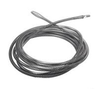 Trivella di scarico a serpente di 5 m di lunghezza, compatibile con trapani elettrici per cucina, bagno, vasca, doccia, pavimento, fogna, pulizia e rimozione detriti (5 metri)