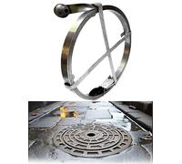 Trivella di scarico manuale resistente per sbloccare lavelli da cucina, bagni e fosse settiche