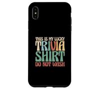Trivia Nights Quiz Giochi a quiz Questa è la mia fortunata curiosità Custodia per iPhone XS Max