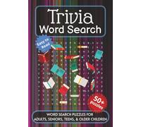 Trivia Word Search Puzzle Book: Word searches with easy-to-read print about Trivia, General Knowledge, Trifles, and More. 6x9 inches, 110 pages. 50+ ... for Vacations, Holidays and Relaxation Times.