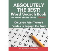 Triviahead Publ ABSOLUTELY THE BEST Word Search Book for Adults, Se (Tascabile)