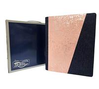 TriVin Art, Album fotografico artigianale, scegli il formato e il numero dei fogli dal tastp "personalizza", con applicazione placcata in argento.Classico velina Matrimonio Regalo Wedding Anniversario