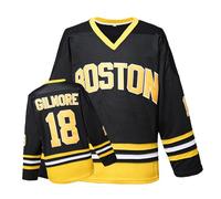 TRIVINKIN Happy Gilmore 18 Adam Sandler 1996 - Maglia da hockey su ghiaccio, da uomo, colore: Nero, nero, L