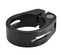 TRIWONDER Collarino Reggisella 25.4 28.6 31.8 34.9 mm Chiusura Reggisella Bici da Corsa Collarino Sella per MTB Bici da Corsa Strada (Nero, 25.4 mm)