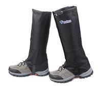 TRIWONDER Ghette Impermeabili da Trekking per Uomo Donna Bambino, Ghette da Neve Regolabili per Caccia Escursionismo Trail Running Sci Alpinismo (Lunghe - Nero, XL)