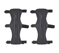 TRIWONDER Parabraccio Tiro con L'Arco Protezione Braccio Arco Patella Tiro con L'Arco Parabraccio Cuio per Arco Arciere Guardia Avambraccio (#02 Nero - 2 Pezzi)