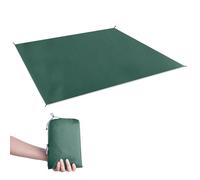 TRIWONDER Telo Impermeabile per Campeggio, Telo Sottotenda Copri Tende e Amaca, Telone Impermeabile Esterno per Picnic Spiaggia Barca Veranda (#01 Verde scuro, S - 2,2 x 1,5 m)