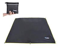 TRIWONDER Telo Impermeabile per Campeggio, Telone Copertura per Esterno, Telo Sottotenda Impermeabile per Picnic Spiaggia Barca Tenda Amaca (A - Nero, L - 2,2x2,4m)