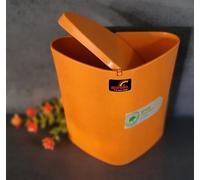 TRIX ECO Pattumiera Bindoncino Rifiuti Bagno Bin Tabella Orange. Dreieck-Design
