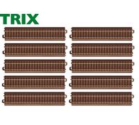 Trix H0 62172-S Binario a C dritto 171,7 mm (10 pezzi) - NUOVO
